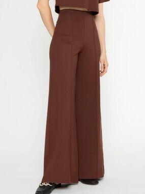 Ripley Rader Chocolate Ponte Knit Cropped